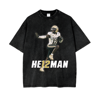 Travis Hunter HE12MAN Oversize T-Shirt - 250 GSM